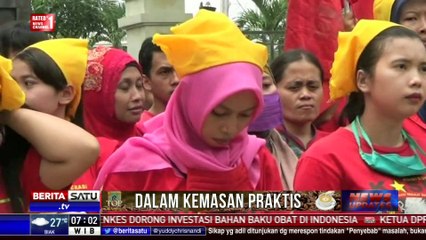 Ratusan Buruh Geruduk Kantor Disnaker Subang