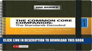 [READ] EBOOK The Common Core Companion: The Standards Decoded, Grades 6-8: What They Say, What