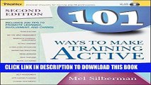 Ebook 101 Ways to Make Training Active Free Read