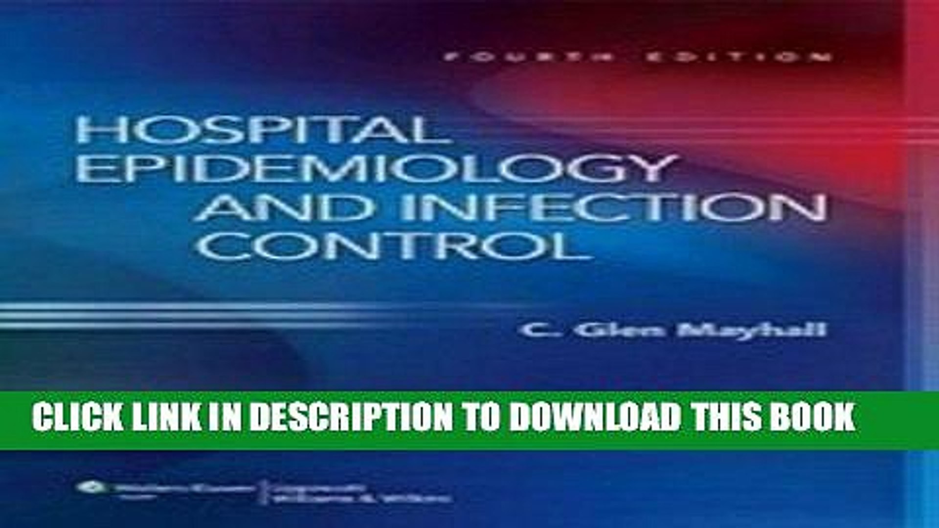 Pdf Hospital Epidemiology And Infection Control Full Online Video Dailymotion