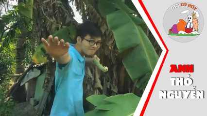 Hướng dẫn làm súng chuối - Đánh trận giả - Anh Thỏ Nguyễn