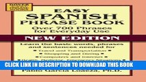 Ebook Easy Spanish Phrase Book NEW EDITION: Over 700 Phrases for Everyday Use (Dover Language