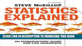 [PDF] Statistics Explained: An Introductory Guide for Life Scientists Popular Collection