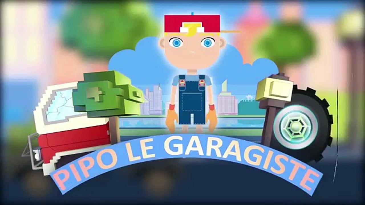 Camion poubelle, voiture de police, tractopelle | Compilation Pipo et sa dépanneuse dessin animé