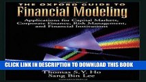 Ebook The Oxford Guide to Financial Modeling: Applications for Capital Markets, Corporate Finance,
