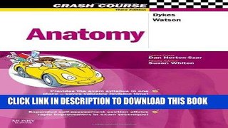 [PDF] Crash Course: Anatomy: With STUDENT CONSULT Access Popular Collection
