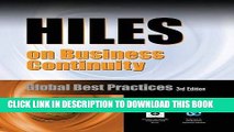 Best Seller Hiles on Business Continuity: Global Best Practices, 3rd Edition, with 41 FREE
