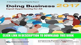 [New] Ebook Doing Business 2017: Equal Opportunity for All Free Online