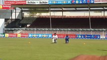 Race Between SOHAIL KHAN And JERMAINE BLACKWOOD In Sharjah - Pakistan Vs West Indies 3rd Test 2016