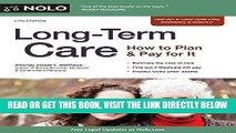 [FREE] EBOOK Long-Term Care: How to Plan   Pay for It BEST COLLECTION