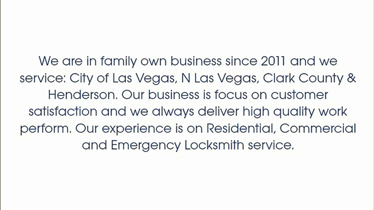 Locksmith Las Vegas