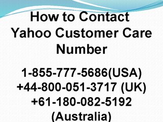 How to Contact Yahoo Customer Care Number