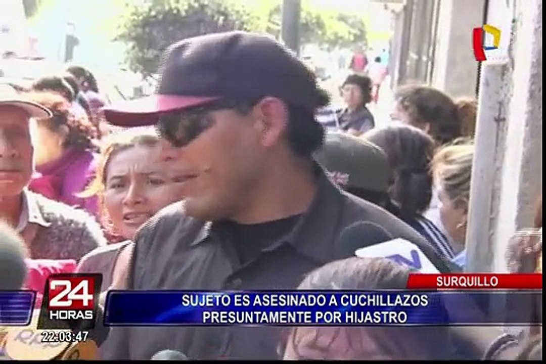 Hombre murió tras ser apuñalado en Surquillo