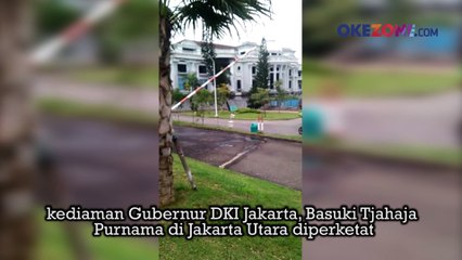 Rumah Ahok Dijaga Ketat Petugas