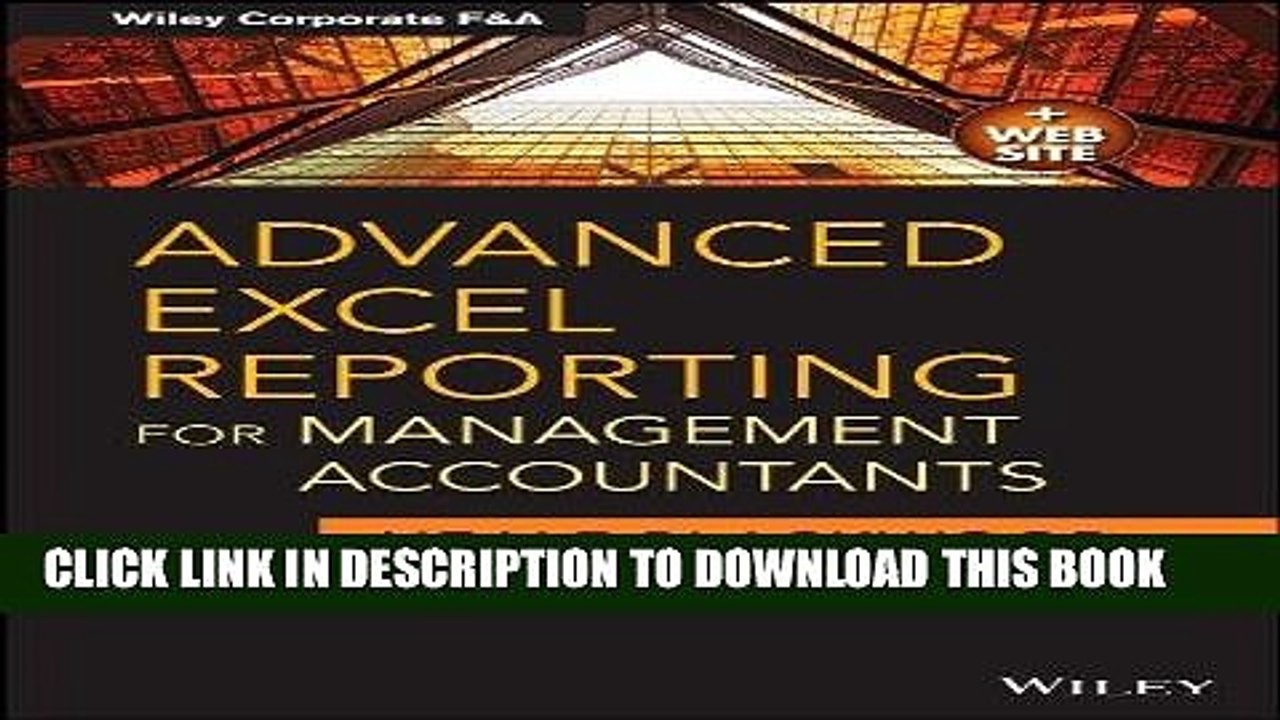 [PDF] Advanced Excel Reporting for Management Accountants (Wiley Corporate F A) Popular Online