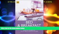Big Deals  AA Bed   Breakfast Guide 2007: Britain s Best-Selling B B Guide (AA Lifestyle Guides)