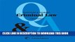 [FREE] EBOOK Questions and Answers: Criminal Law (Questions   Answers) ONLINE COLLECTION