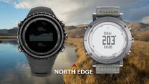 NORTH EDGE watch with GPS altimeter compass barometer heart rate monitor for running mountaineering swimming