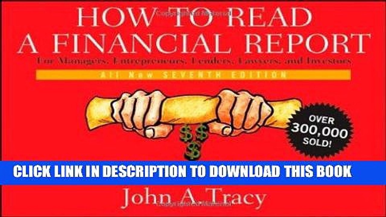 [PDF] How to Read a Financial Report: Wringing Vital Signs Out of the Numbers Popular Collection