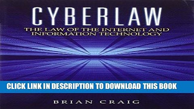 [PDF] Cyberlaw: The Law of the Internet and Information Technology Popular Online
