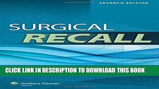 [FREE] EBOOK Surgical Recall (Recall Series) ONLINE COLLECTION