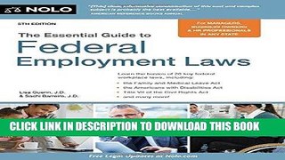 [FREE] EBOOK Essential Guide to Federal Employment Laws ONLINE COLLECTION
