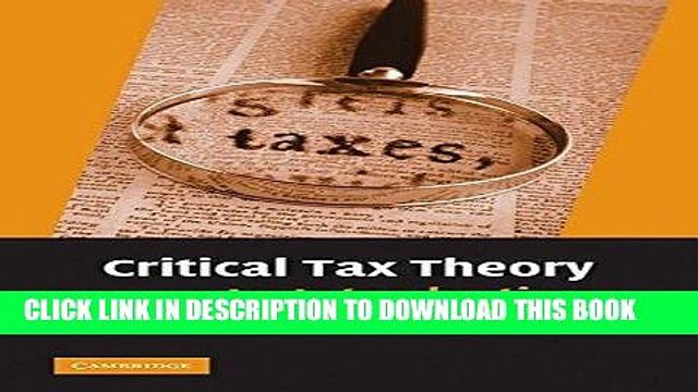 [PDF] Critical Tax Theory: An Introduction Popular Collection
