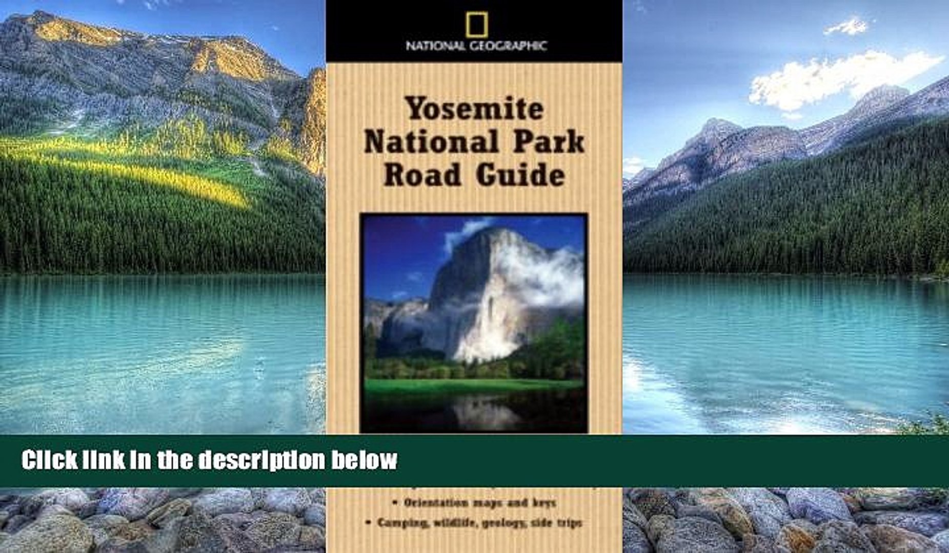 ⁣Big Deals  National Geographic Yosemite National Park Road Guide (National Geographic Road