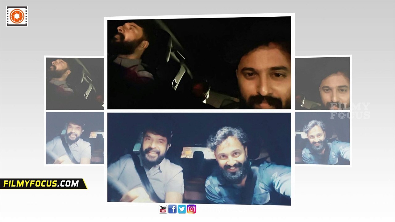 Mammootty And Unni Mukundan's Drive Selfie - Filmyfocus.com