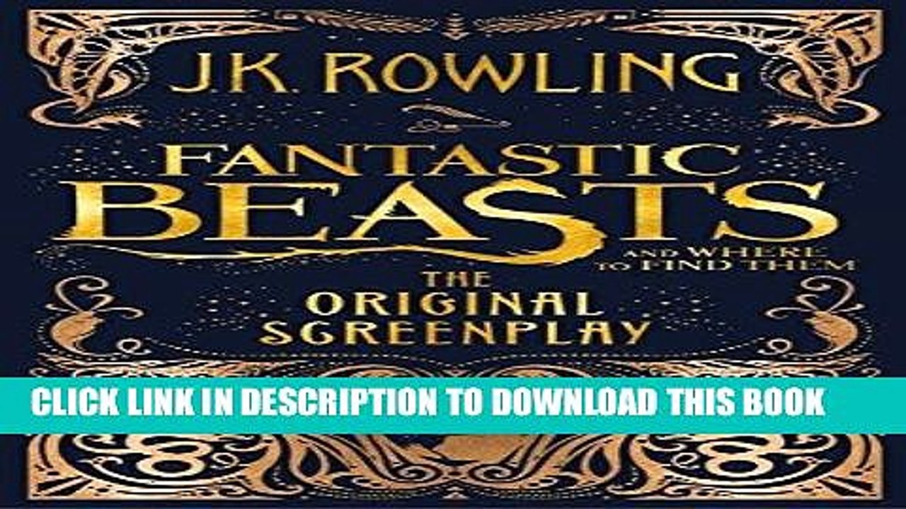 [PDF] Fantastic Beasts and Where to Find Them: The Original Screenplay Popular Collection