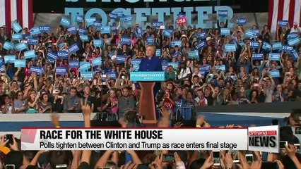 Polls tighten between Clinton and Trump as race enters final stage