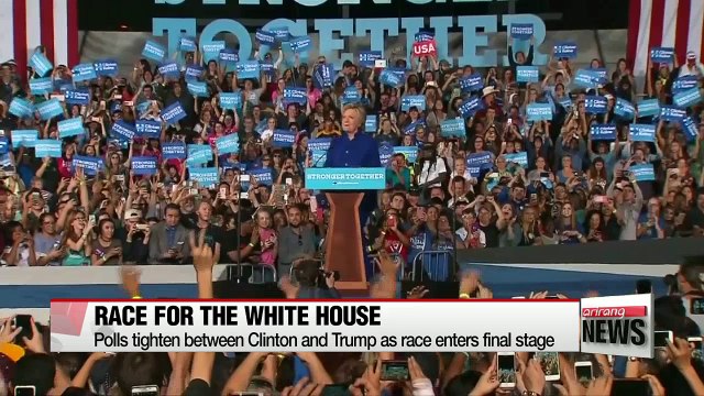 Polls tighten between Clinton and Trump as race enters final stage