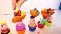 Peppa Pig Toys CANDY GAME Bubble Gum CHALLENGE Episodes Gumball Games Video for Kids