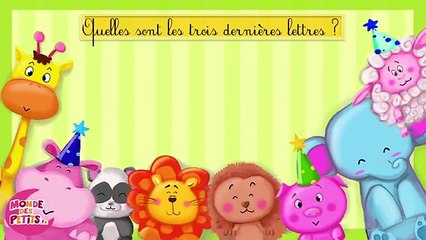 La chanson de lalphabet en français