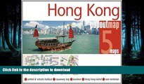 FAVORIT BOOK Hong Kong PopOut Map: pop-up city street map of Hong Kong city center - folded pocket