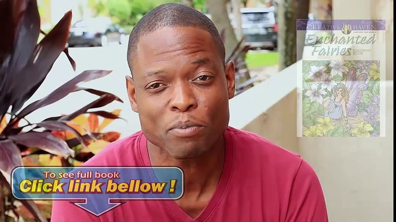 Look Inside Creative Haven Enchanted Fairies Coloring Book (Adult Coloring) Review