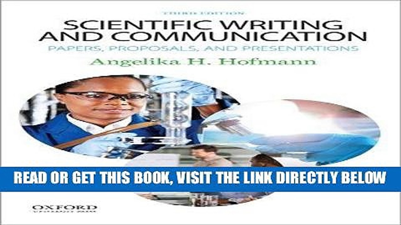 [EBOOK] DOWNLOAD Scientific Writing and Communication: Papers, Proposals, and Presentations GET NOW