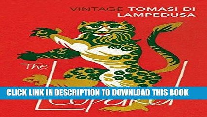 [PDF] The Leopard: Revised and with new material (Vintage Classics) Popular Online