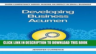 [New] Ebook Developing Business Acumen (Making an Impact in Small Business HR) Free Online