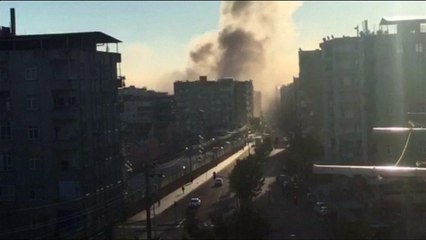 Diyarbakır merkezde şiddetli patlama