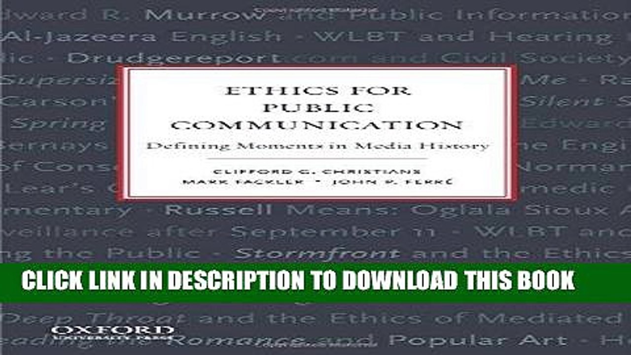 [PDF] Ethics for Public Communication Full Collection