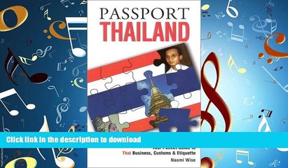 Download Video: FAVORIT BOOK Passport Thailand: Your Pocket Guide to Thai Business, Customs   Etiquette (