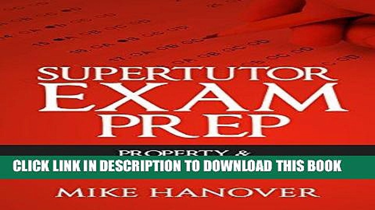 [PDF] SuperTutor Exam Prep Property   Casualty Full Online