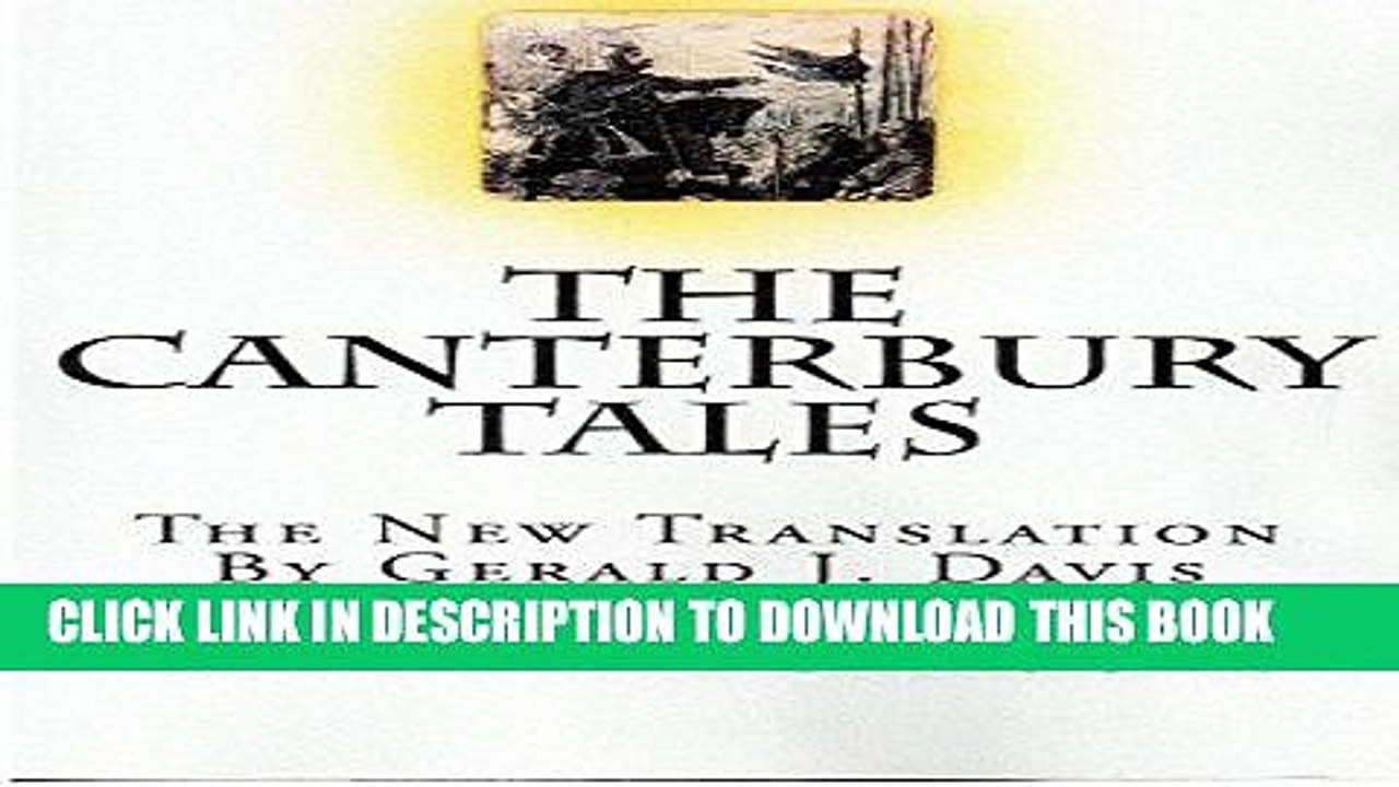 [PDF] The Canterbury Tales: The New Translation by Gerald J. Davis Full Collection