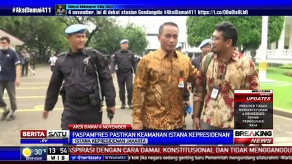 Danpaspampres Tinjau Keamanan Istana Presiden
