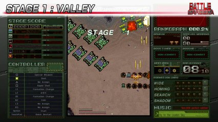 Battle Garegga Rev.2016 - Stage Presentation Valley