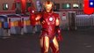 Keren sekali! Kostum Ironman buatan sendiri dipakai menari di stasiun kereta - Tomonews