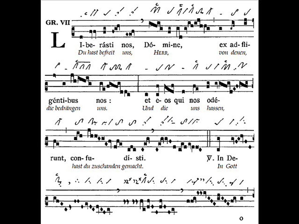 Graduale Liberasti nos, Dominica XXXIII TpA (33 TO)