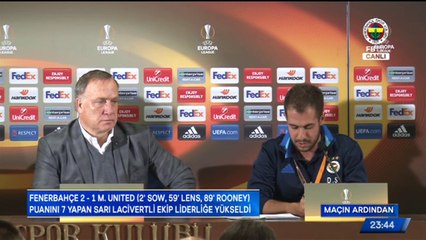 Advocaat'ın Basın Toplantısı - Fenerbahçe 2-1 Manchester United