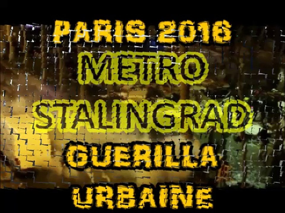 Demantelement camps de migrants - Metro Stalingrad Paris 19eme